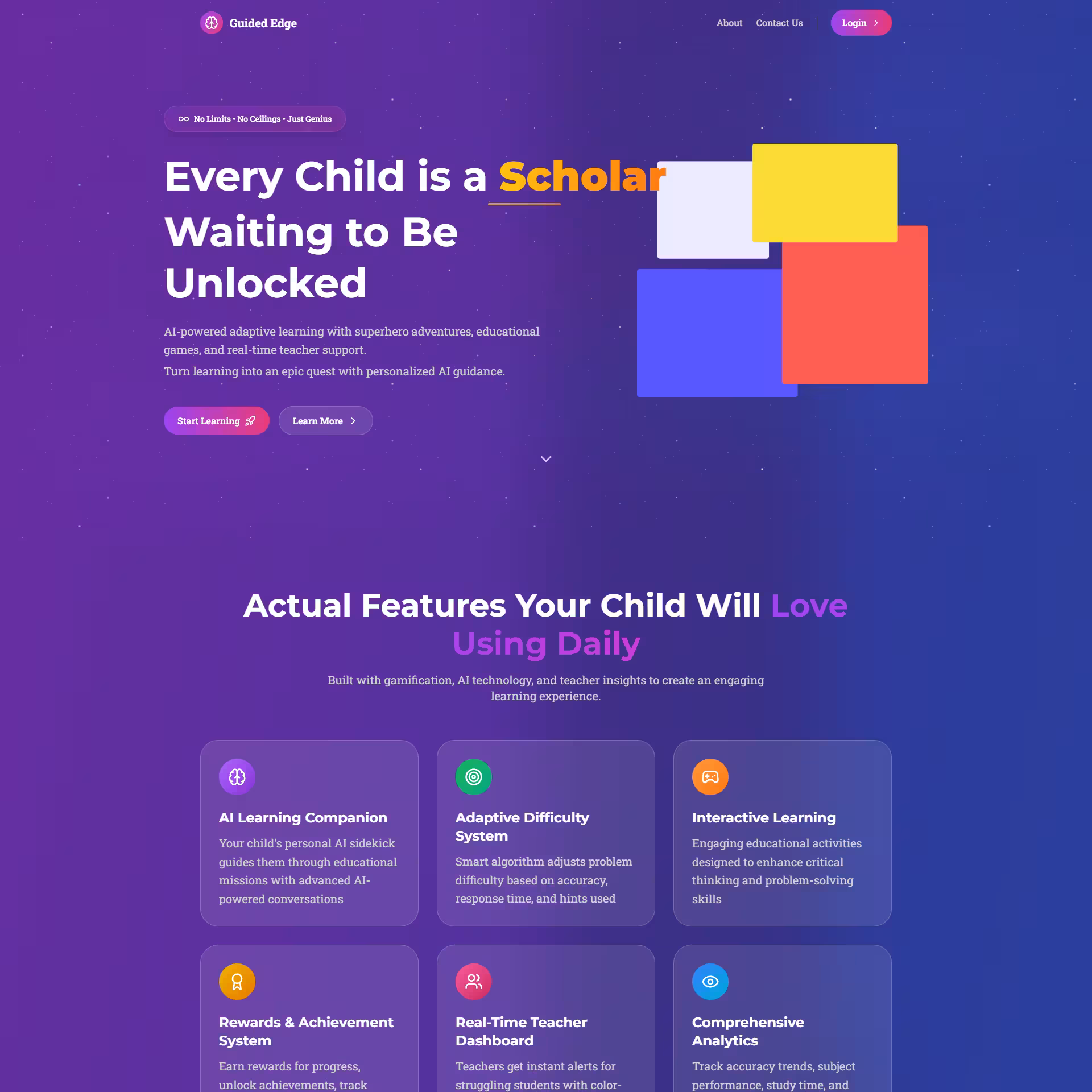 Guided Edge Landing Page